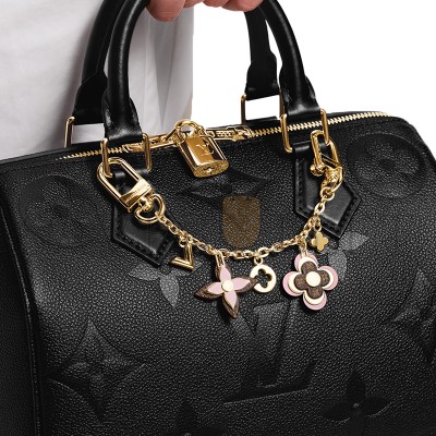 LOUIS VUITTON BLOOMING FLOWERS CHAIN BAG CHARM M01414